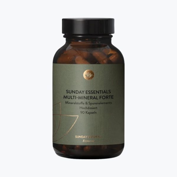 Комплекс мінералів від Sunday Natural – для оптимального здоров’я | Multi-minerals forte essentials | 90 капсул