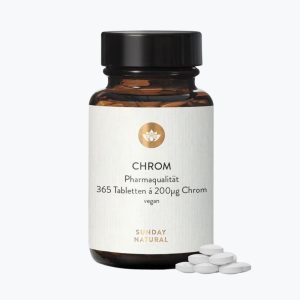 Піколінат Хрому у формі таблеток | Chromium Picolinate 200 µg від Sunday Natural 365 таблеток