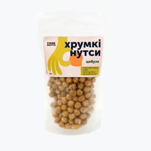 Хрумкі нутси з цибулею від Смак Життя – енергетичний безглютеновий перекус