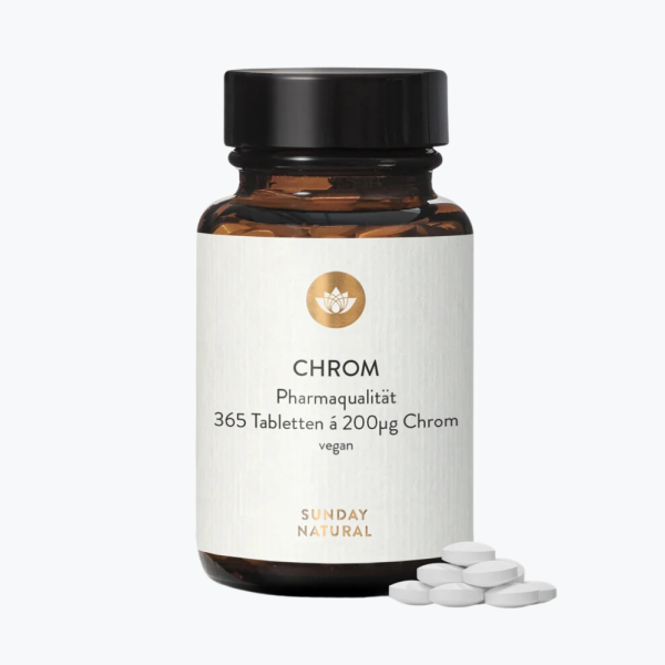 Піколінат Хрому у формі таблеток | Chromium Picolinate 200 µg від Sunday Natural 365 таблеток