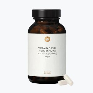 Вітамін С 1000 натурального походження | Pure Tapioca 1000 | Sunday Natural 100 капсул