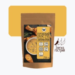 ГОРОХОВИЙ КРЕМ-СУП З КУРКОЮ 250 Г | STREET SOUP