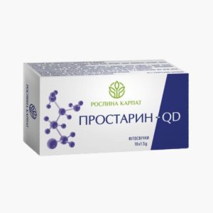 Фітосвічки Простарин QD від Рослина Карпат – підтримка простати та статевої системи
