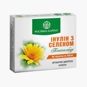 Інулін з селеном від Рослина Карпат – оптимізація цукру, холестирину та ШКТ