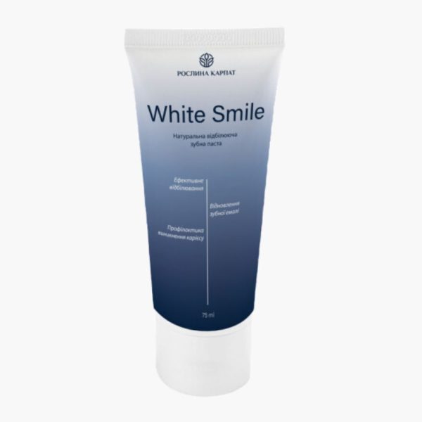 Зубна паста White Smile від Растение Карпат – для сяючої посмішки