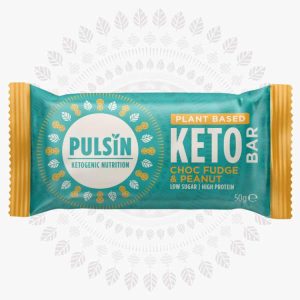 Протеїновий кето батончик без цукру від Pulsin, 50гр | Кето
