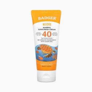 Сонцезахисний крем для детей від Badger SPF 40, Tangerine and Vanilla