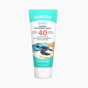 Badger, Мінеральний сонцезахисний крем для дітей, SPF 40, ромашка та календула