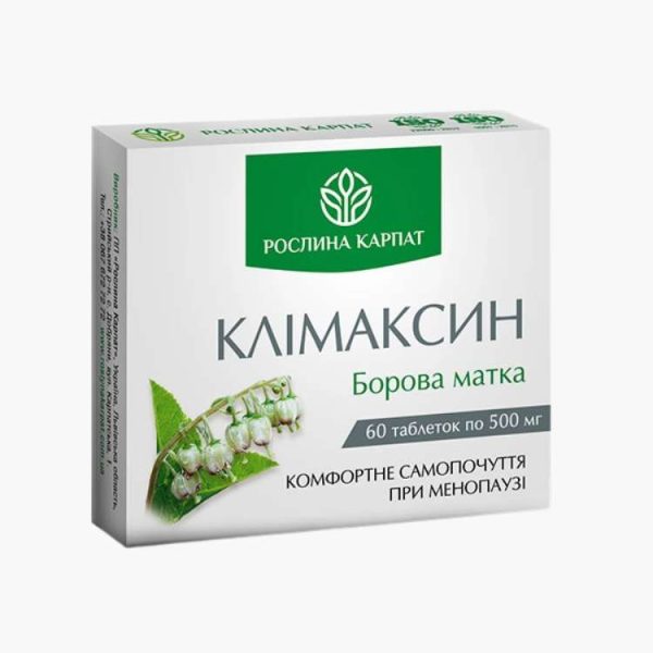 Клімаксин від Растение Карпат – для полегшення симптомів менопаузи