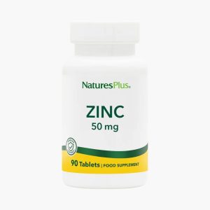 Цинк 50 NaturesPlus для покращення імунної функції та підтримки здоров’я шкіри та волосся | NaturesPlus Zinc 50 mg | 90 g