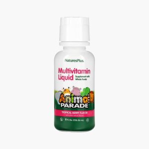 Мультивітаміни для детей | NaturesPlus Animal Parade Multivitamin Liquid, Tropical Berry 236.56 ml