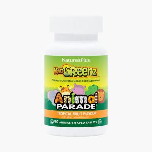 Вітамінний комплекс для дітей | NaturesPlus Animal Parade Kid Greenz Tropical Fruit | 90 таблеток