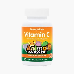 Вітамін С таблетки | NaturesPlus для зміцнення імунітету дитини | Animal Parade Vitamin C Children’s Chewables | 90 капсул