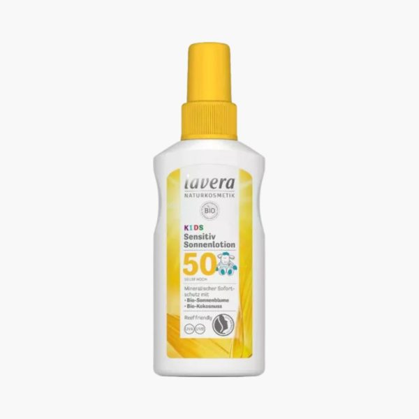 Lavera Sonnenlotion Sensitiv Kids SPF 50 — натуральний спф для детей з чутливою шкірою