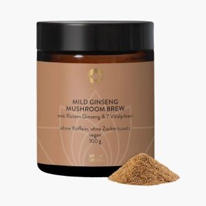 Sunday Natural грибний порошок із женьшенем | Mild Ginseng Mushroom Brew | 100 г