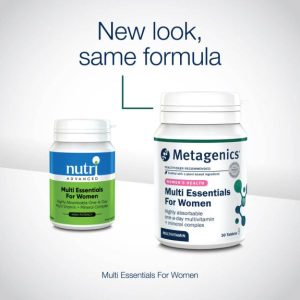 Полівітамінний комплекс для жінок від Metagenics | Multi Essentials For Women Multivitamin | 30 Tablets