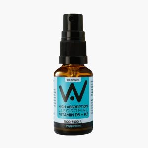 Ліпосомальний спрей D3 і K2 зі смаком м’яти Well.Actually | Liposomal Vitamin D3 + K2 Oral Spray | 180 sprays