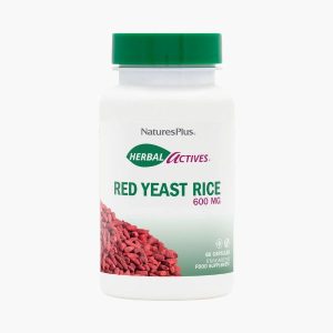 Червоний рис — підтримка серця та здоров’я судин | Herbal Actives Red Yeast Rice Capsules | 60 капсул