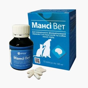 Мансі Вет – для нормального функціонування нервової системи котів та собак малих порід