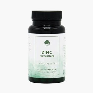 Цинк піколінат від G&G | Zinc Picolinate 22mg | 120 веган капсул