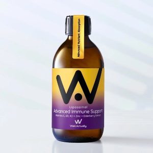 Liposomal Advanced Immune Support Well.Actually — рідкий комплекс для иммунитета з бузиною, вітамінами C, D3, K2 та цинком | 250 мл